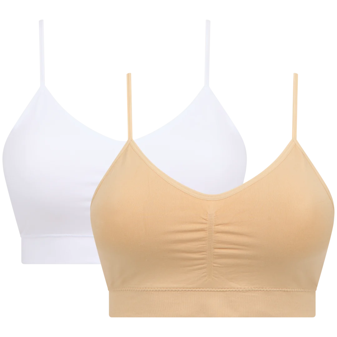 Sensabelle seamless bralettes 2 stuks | maat L/XL | diverse kleuren