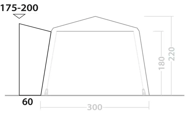 Outwell Fastlane 300 Connector Zeltverbinder