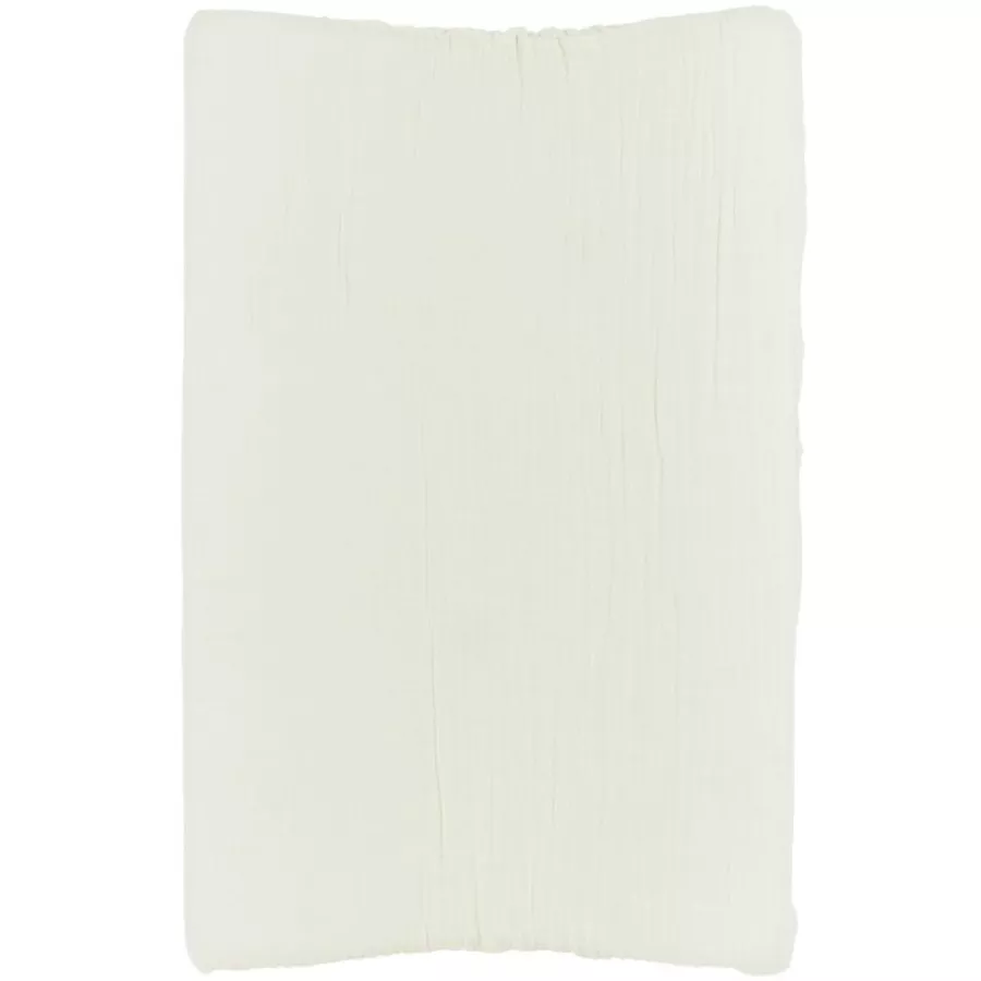 Meyco Wickelauflagenbezug Uni Offwhite 50 x 70 cm