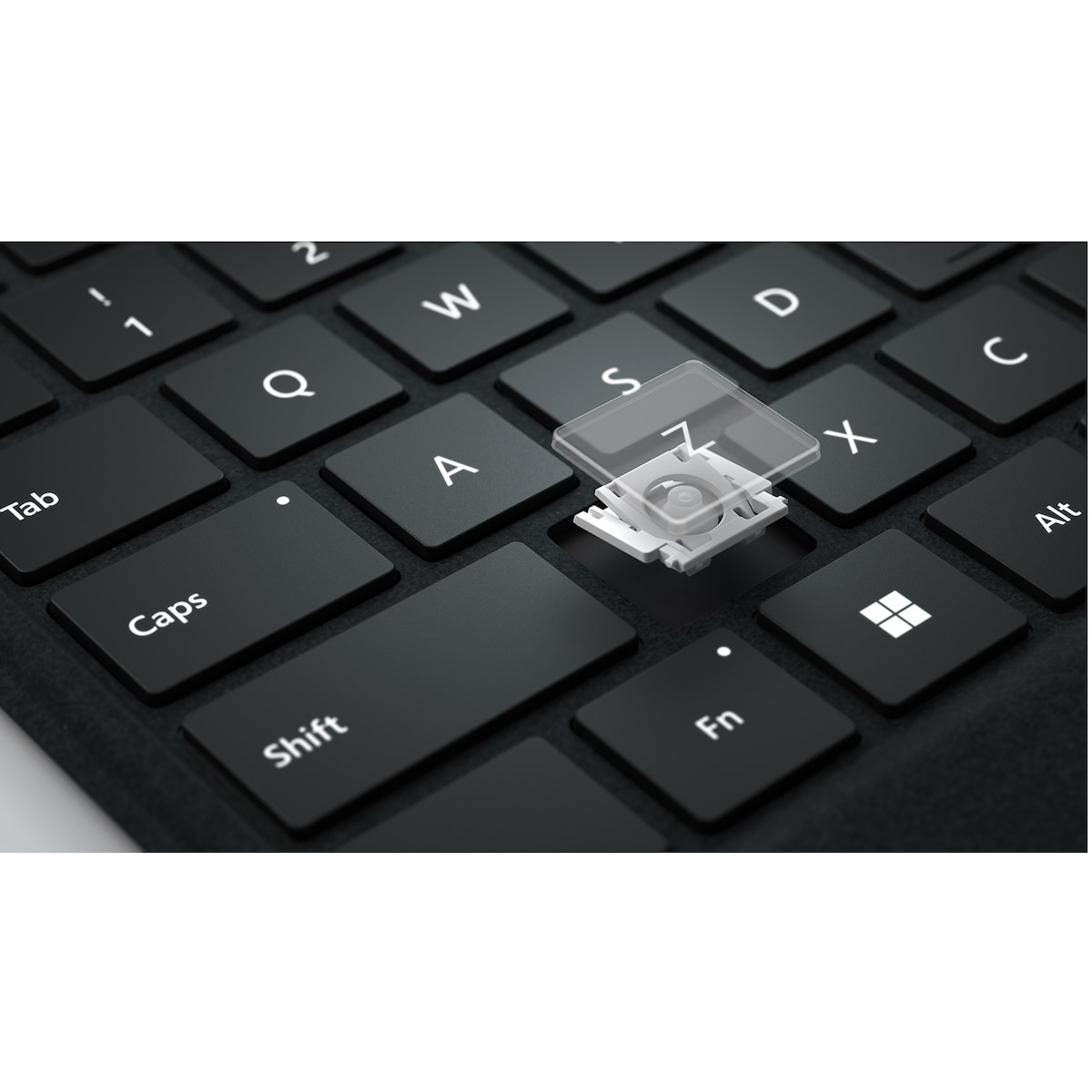 Microsoft Surface Pro 8/9 Type deksel (sort)