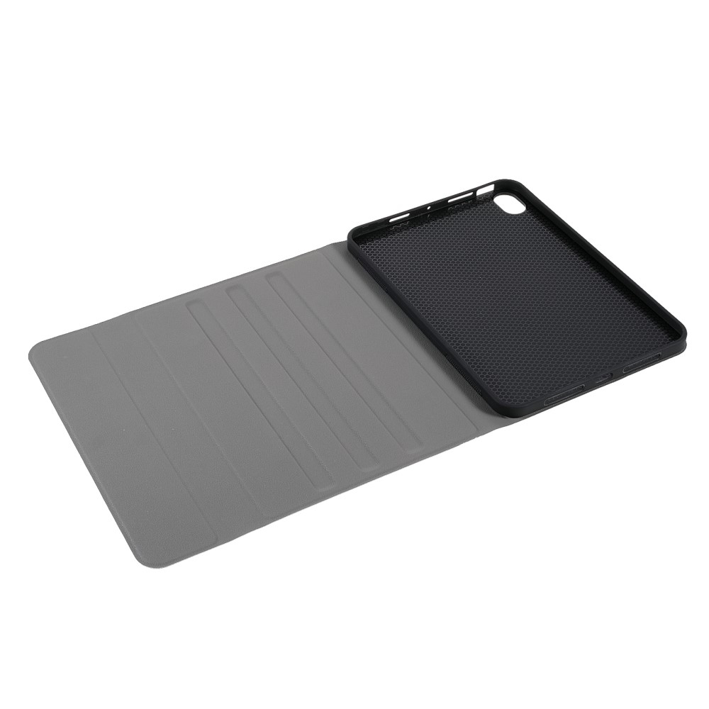 iPad Mini 7 (2024) / Mini 6 (2021) Leder Tasche Magnet Bluetooth Tastatur Abnehmbar (QWERTY) - Roségold