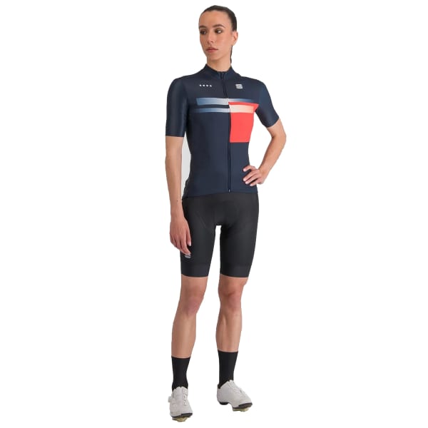Maillot vélo SPORTFUL GRUPPETTO W JERSEY GALAXY BLUE POMPELMO