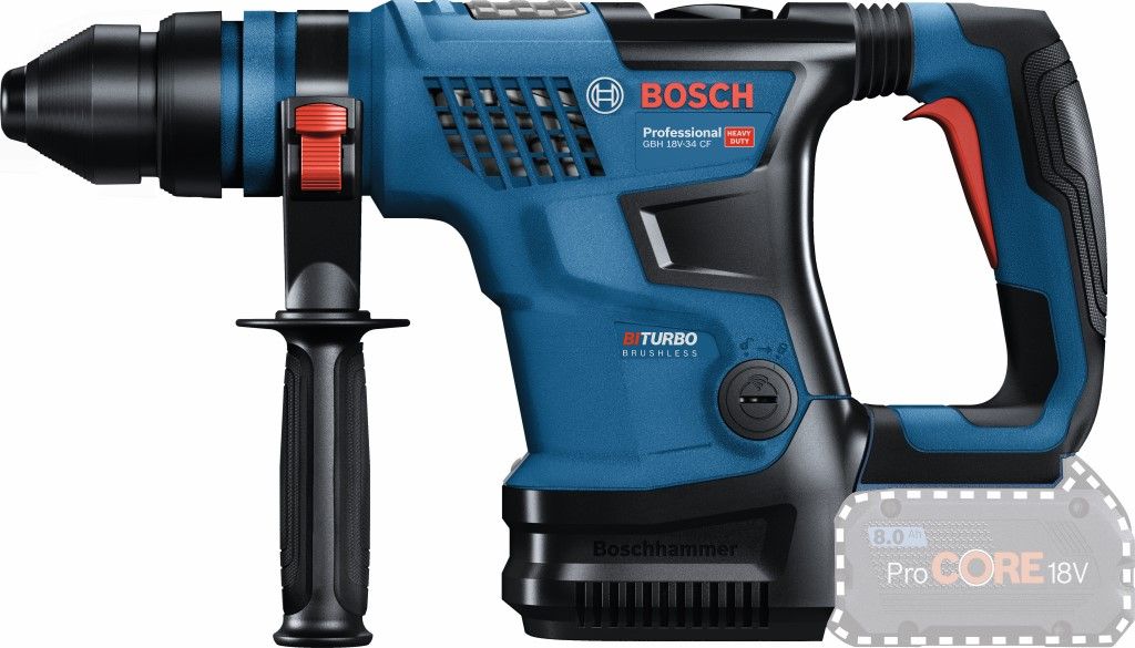 Bosch GBH 18V-34 CF Li-ion accu SDS-plus combihamer in koffer - 0611914001