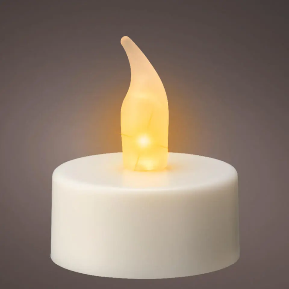 Lumineo LED waxinelichtjes - 6x stuks - wit