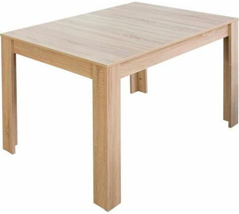 Eettafel - Ongeschaafd Eik - 120x80 cm - Inklapbaar