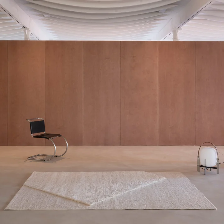 nanimarquina - Oblique A Wollteppich, 200 x 300 cm, ivory
