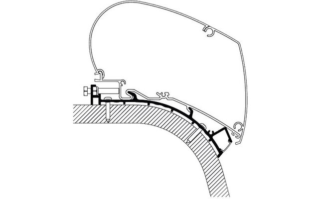 Thule Eriba Touring 820 Markisenadapter