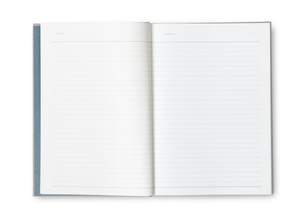 Notem  BEA notesbog m. elastisk bånd - Light Gray