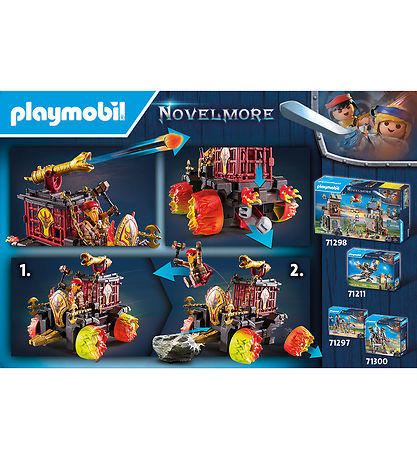 Playmobil Novelmore - Burnham Raiders Feuerpanzer - 71299 - 46 D