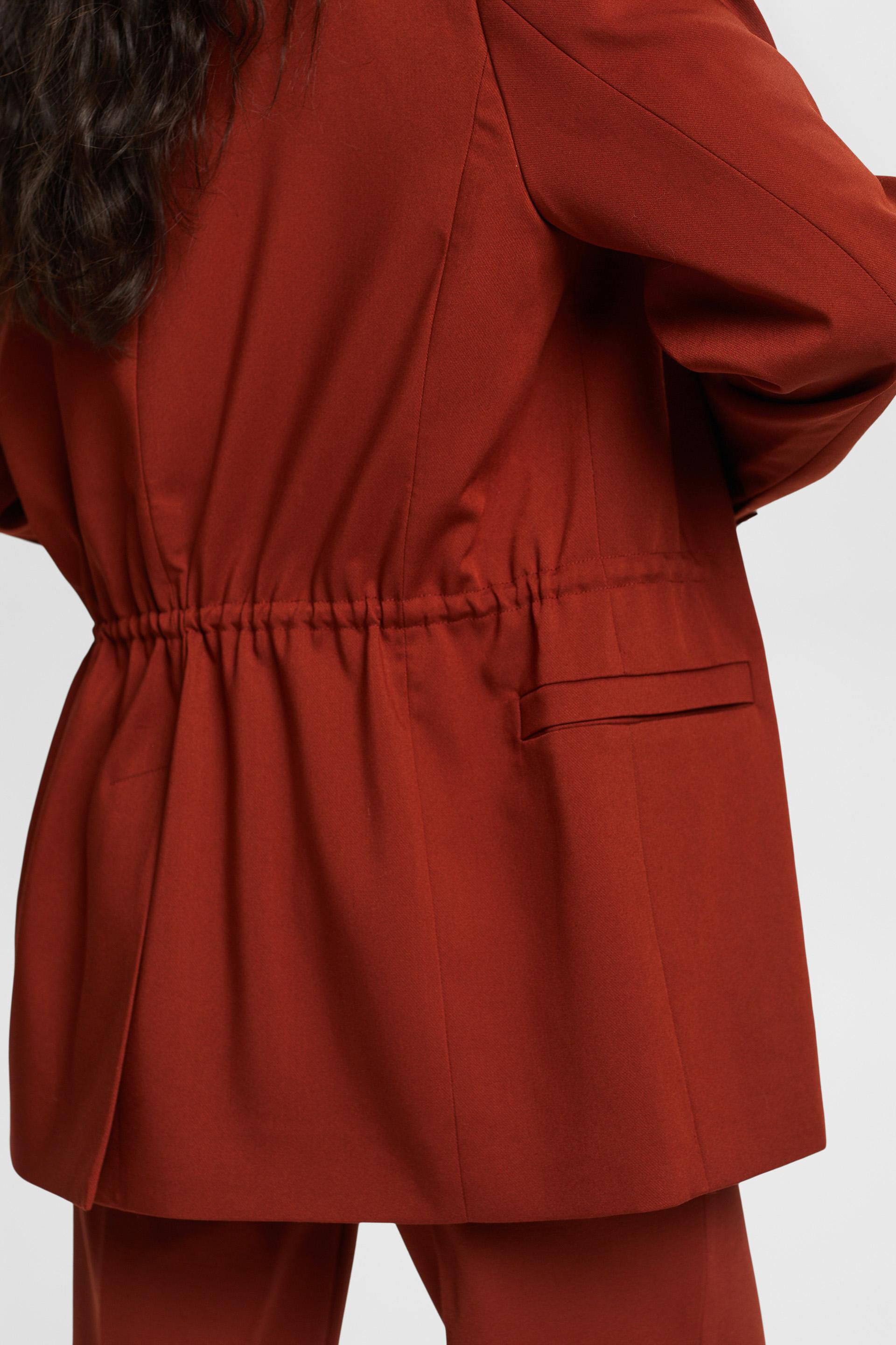Veste de tailleur à boutonnage croisé oversize