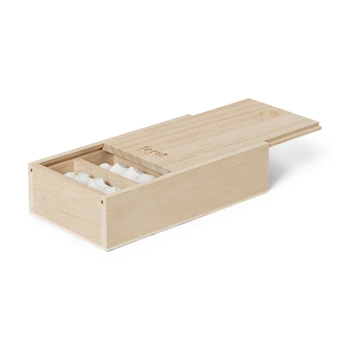 Ferm Living - Serre Besteckablage, moss green (4er-Set)