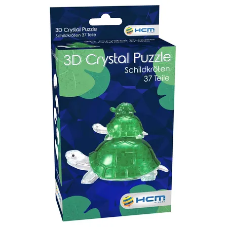 HCM Kinzel Crystal Puzzle - Schildkröten, 37 Teile
