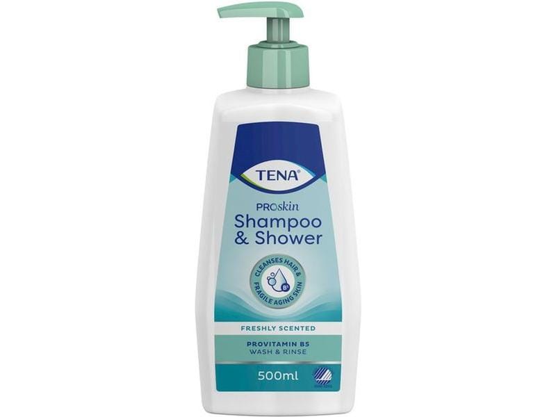 Tena 2in1 Shampoo and Shower 500 ml Schonende Haarpflege und Duschgel in einem