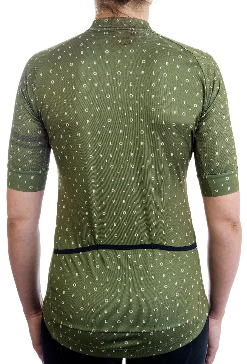 AGU Velo love jersey women oliven grøn