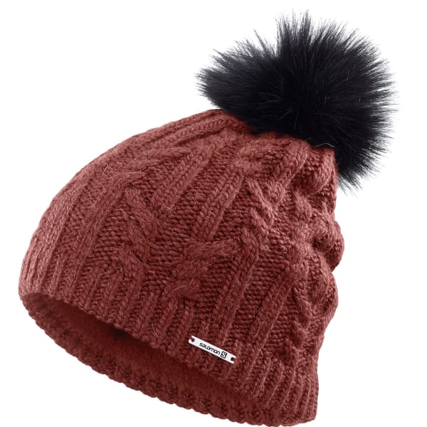 Bonnet SALOMON IVY BEANIE MADDER BROWN