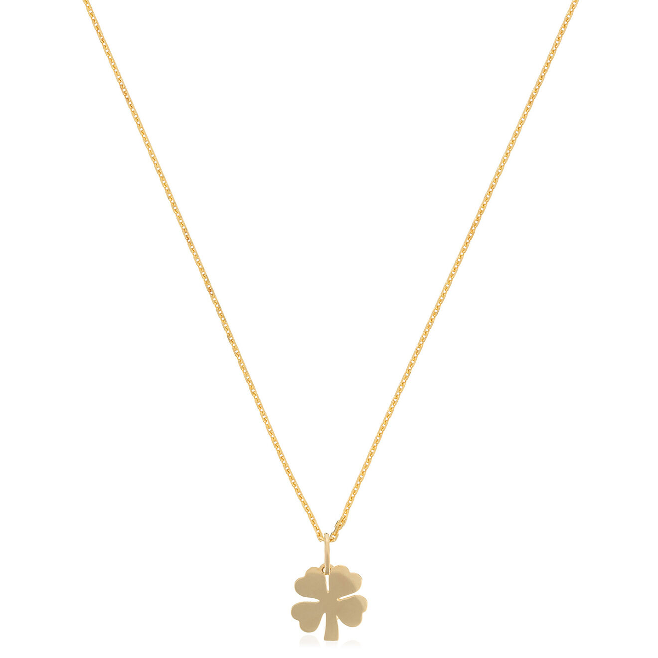 Instant d'Or Pendentif enfant Trèfle or jaune