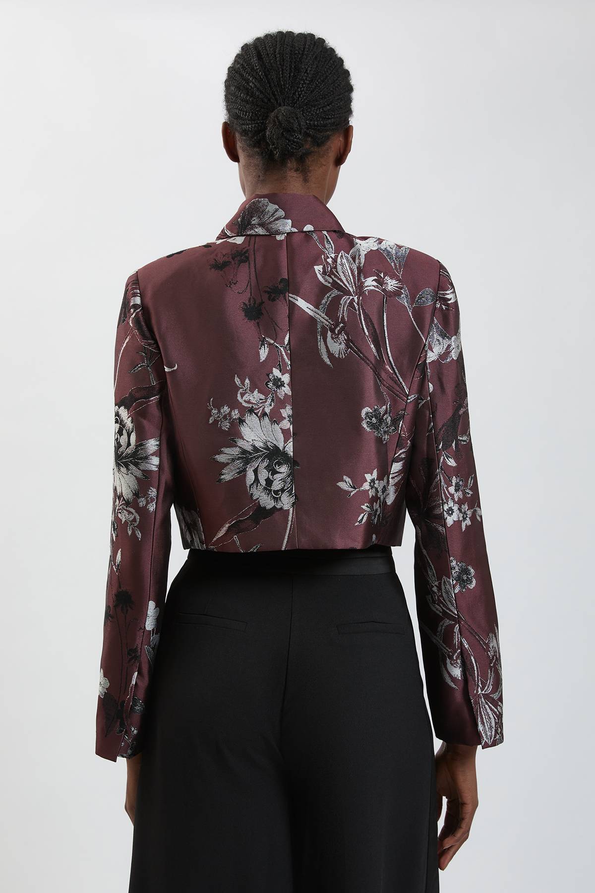 KarenMillen Veste Tailleur Jacquard Floral