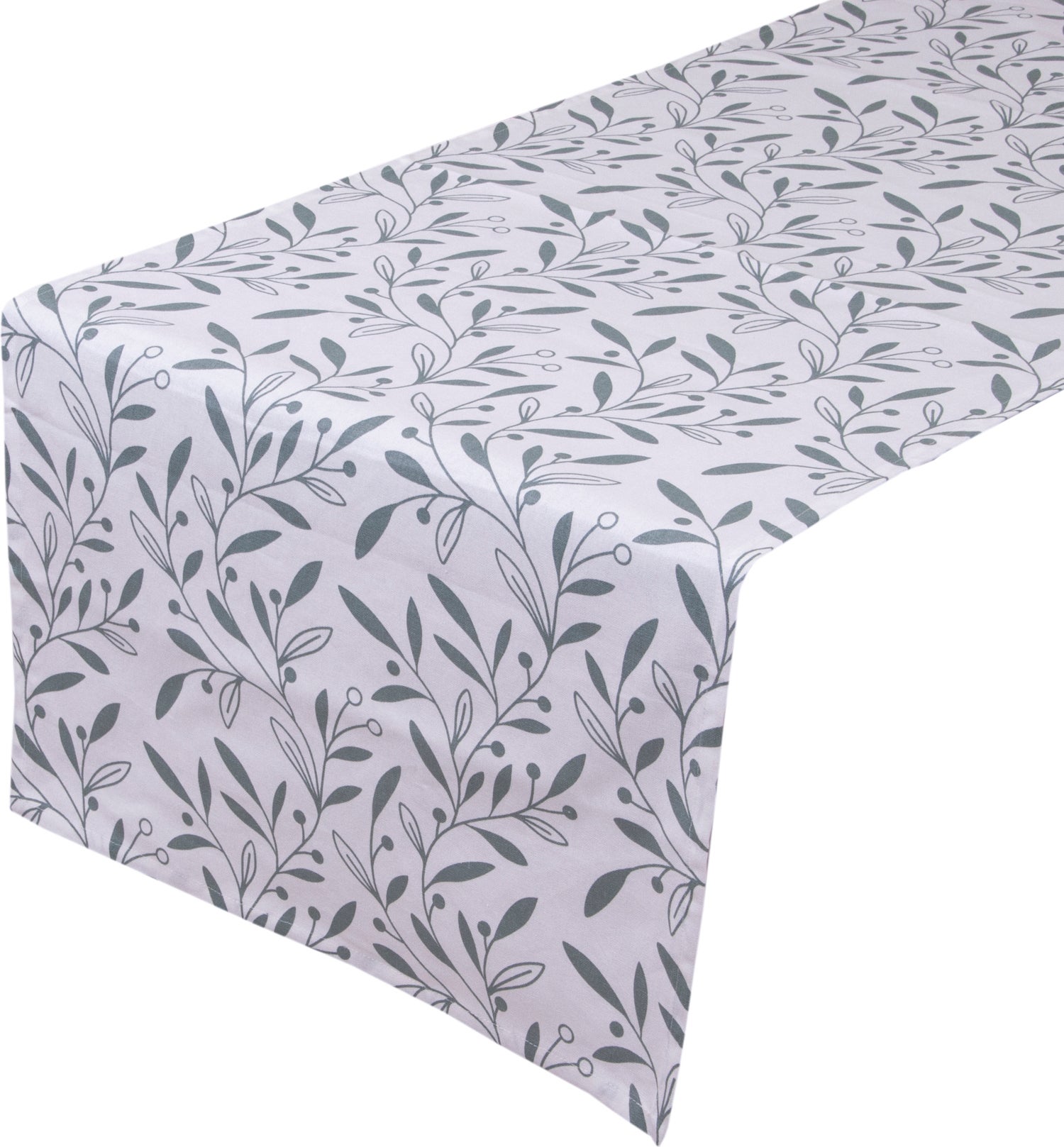Linen & More tafelloper Liberty grijs 50 x 140 cm