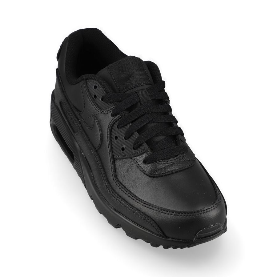 Nike Chaussures Air Max 90 Cuir - Noir
