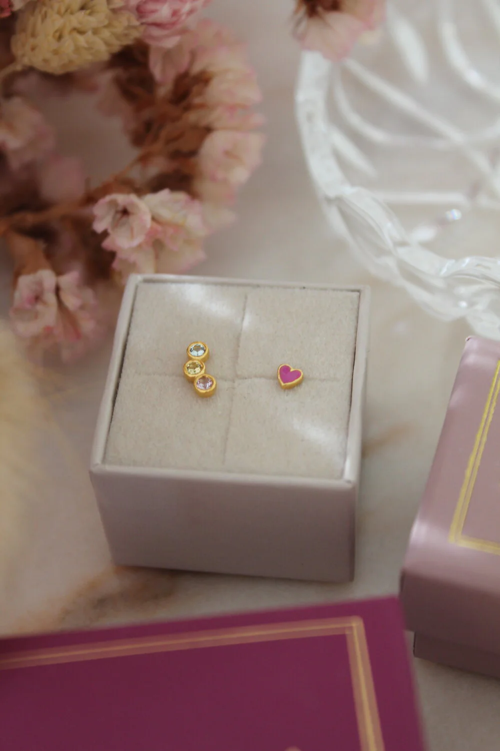 STINE A Jewelry  PlanBørnefonden candy Love Box - forgyldt