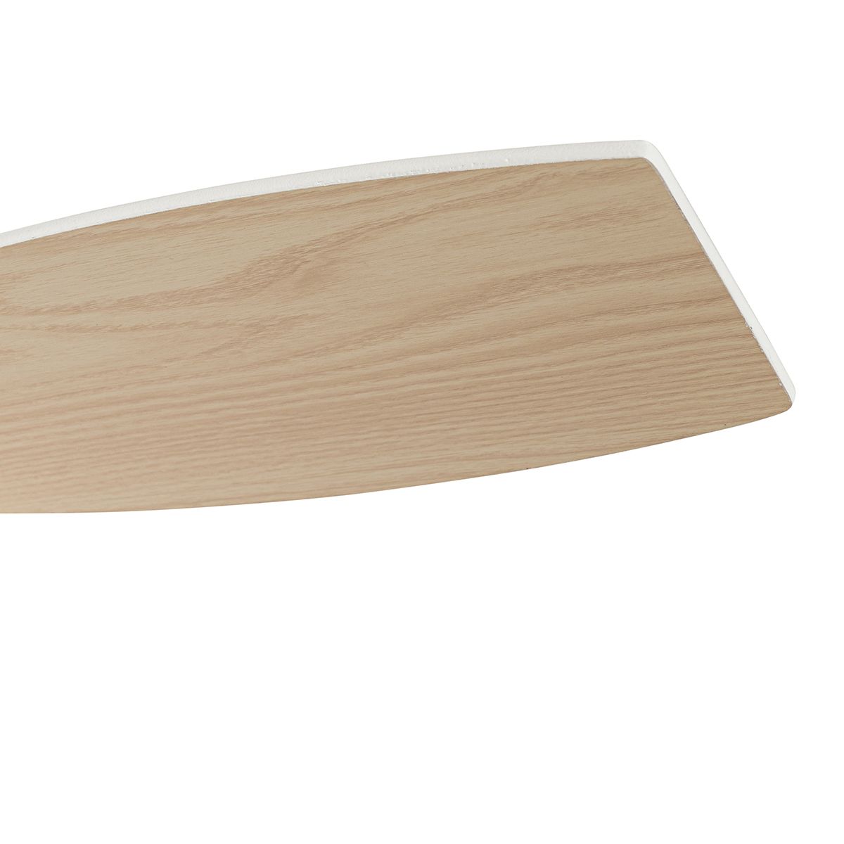 Plafondventilator voor buiten wit met hout print 91.3cm incl. LED dimbaar met afstandsbediening IP44 - Toledo
