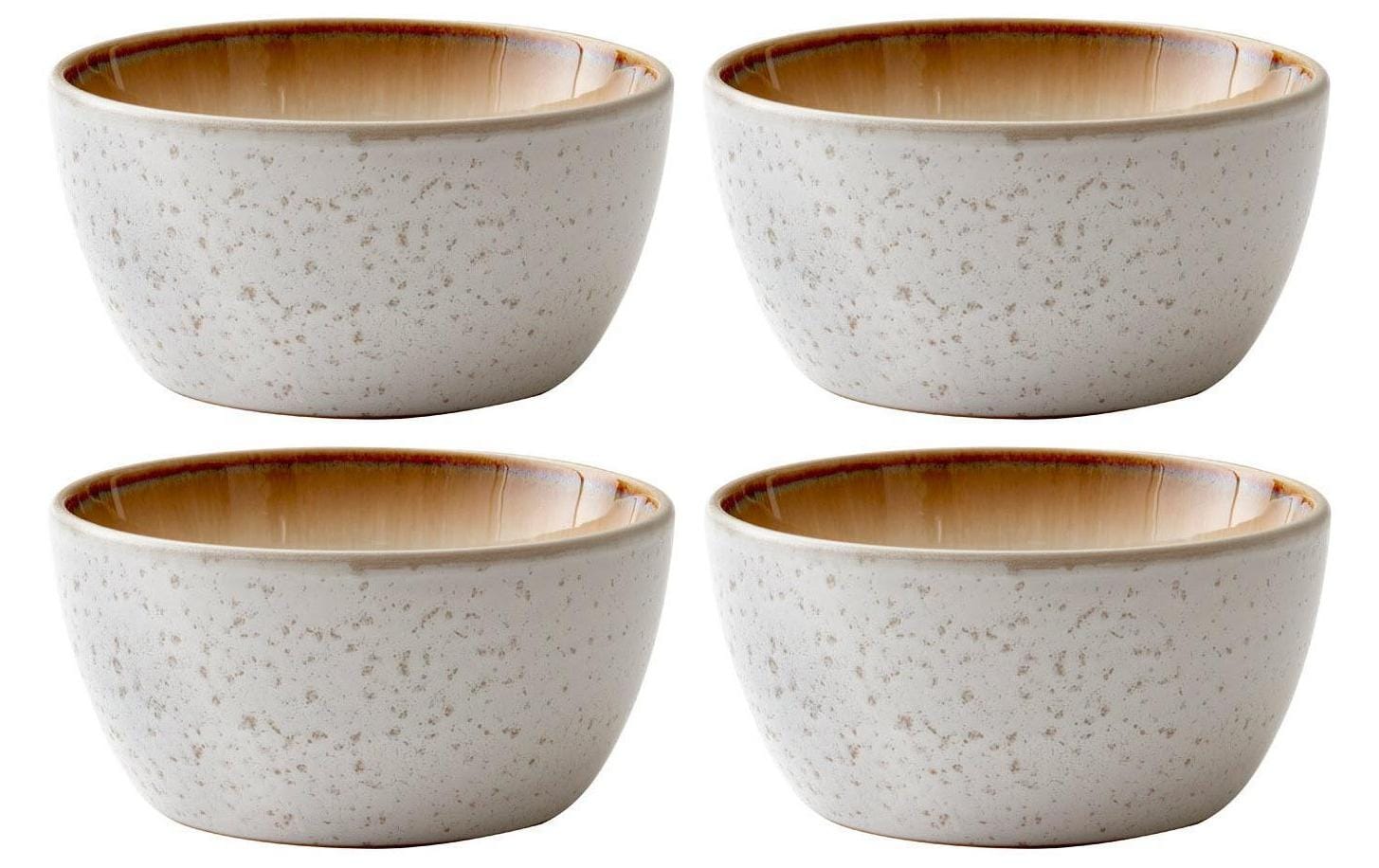 Snackschale 14 cm, 4 Stück, Crème/BeigeDipschalen aus Steinzeug