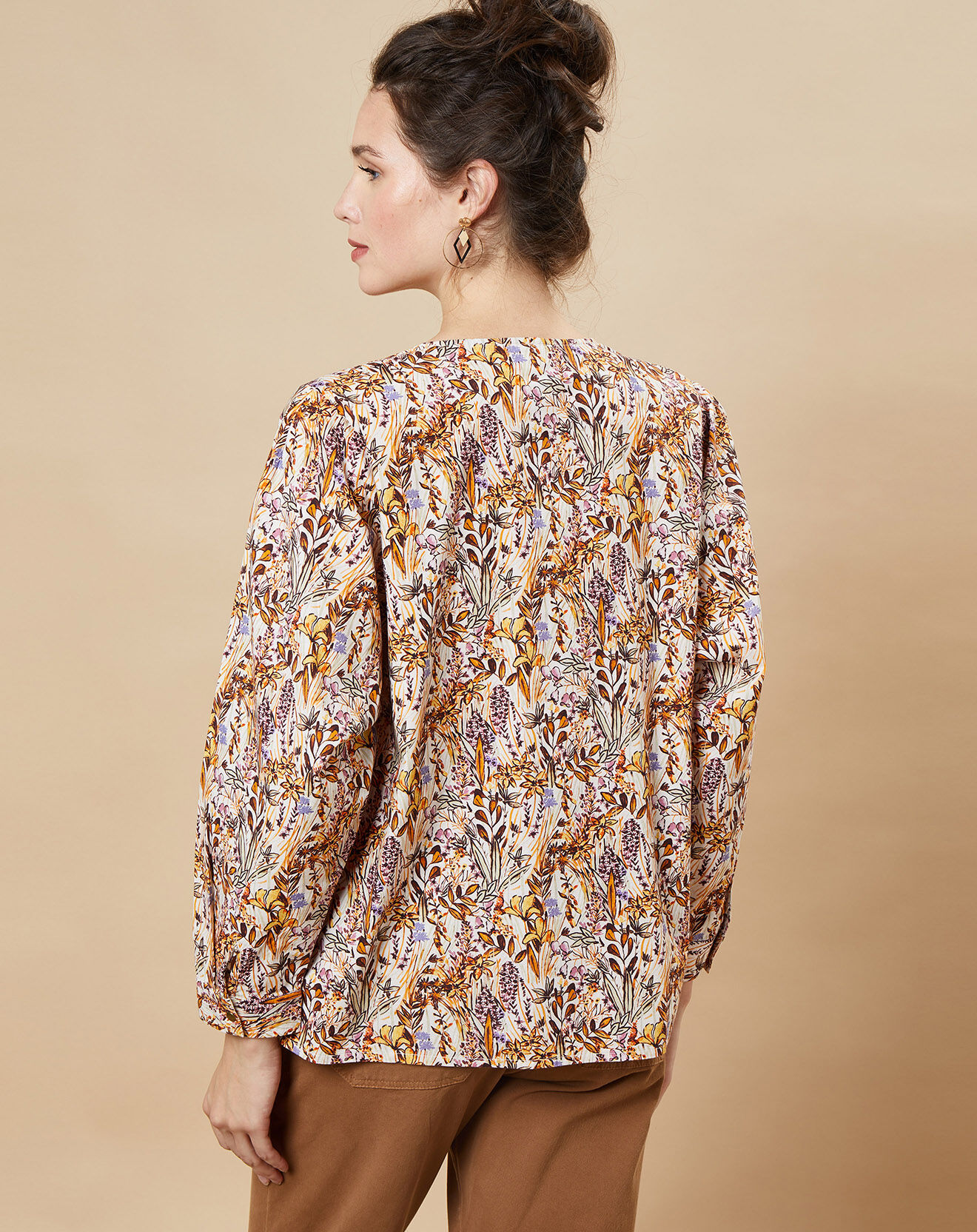 Harris Wilson Blouse Scotland bouquet écru/multicolore