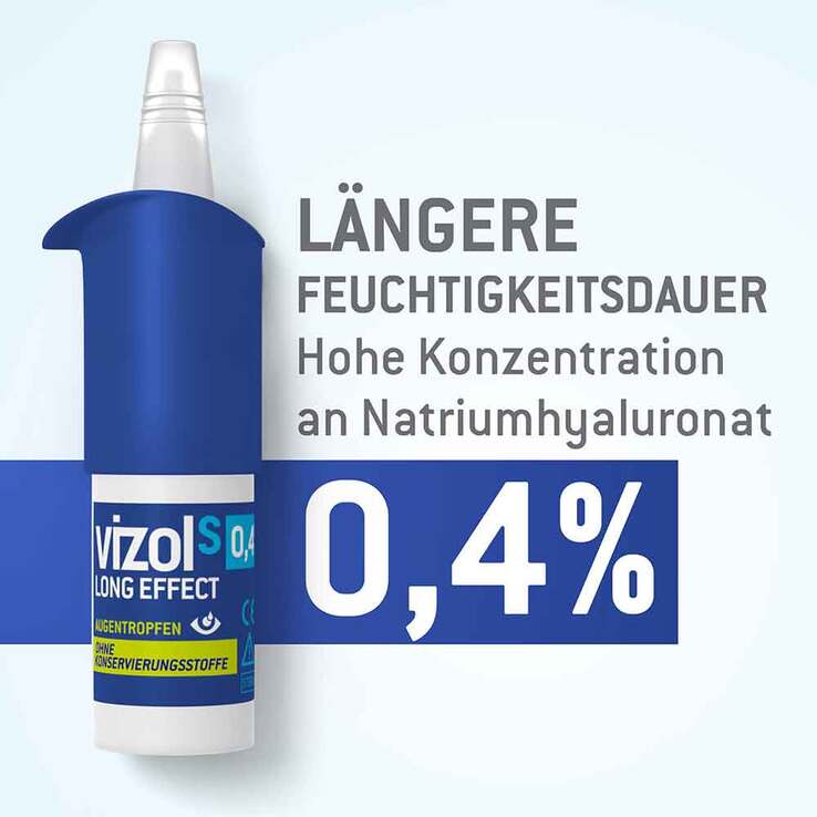 Vizol S 0,4% Long Effect Augentropfen, 10 ml