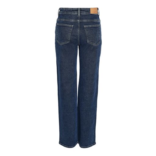 Noisy May Yolanda Wide Jeans, Dark Blue Denim, W25/L30