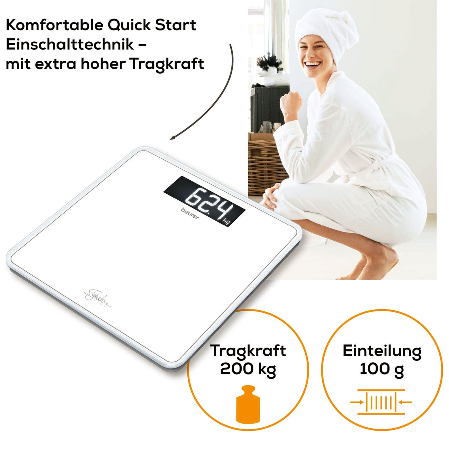 Beurer Digitale Personenwaage GS 400