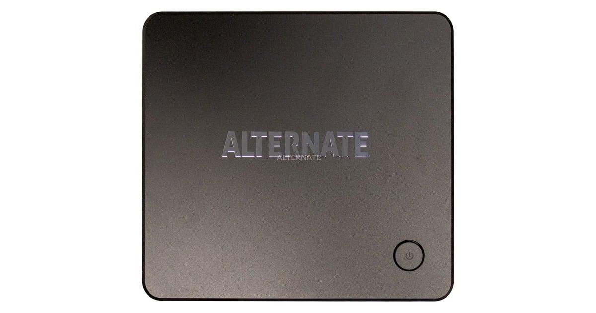 ALTERNATEWorkstation Nuc Core 7 150U pc-systeem  (Zwart | Core 7 150U | Iris Xe Graphics | 32 GB | 1 TB SSD)
