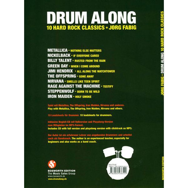 Bosworth Drum Along Vol.5 Hard Rock
