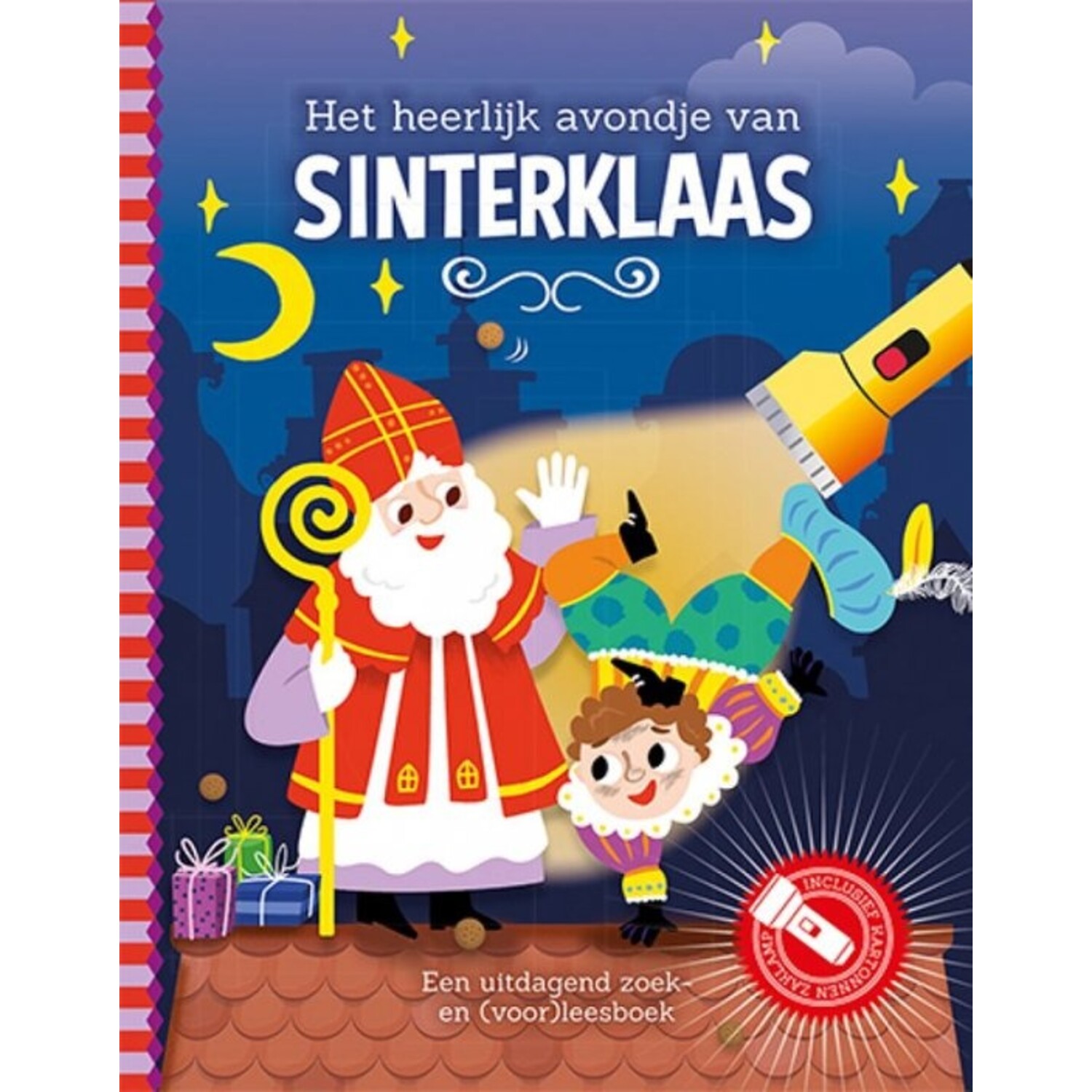 Zaklampboek | Het heerlijk avondje van Sinterklaas en Piet