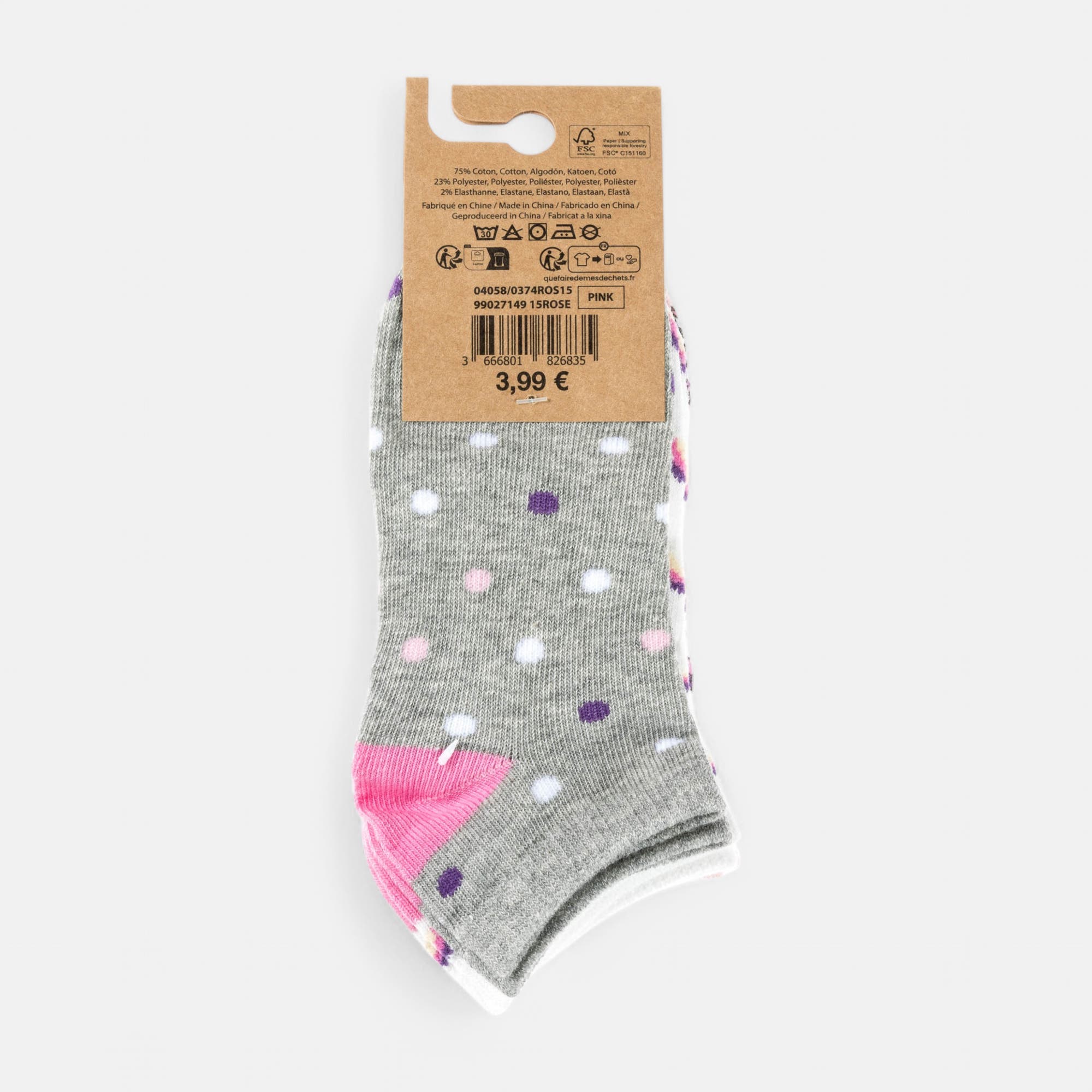 Chaussettes Enfant rose
