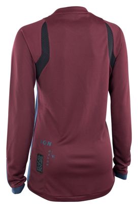 Maillot Manches Longues ION Scrub AMP Rouge Femme