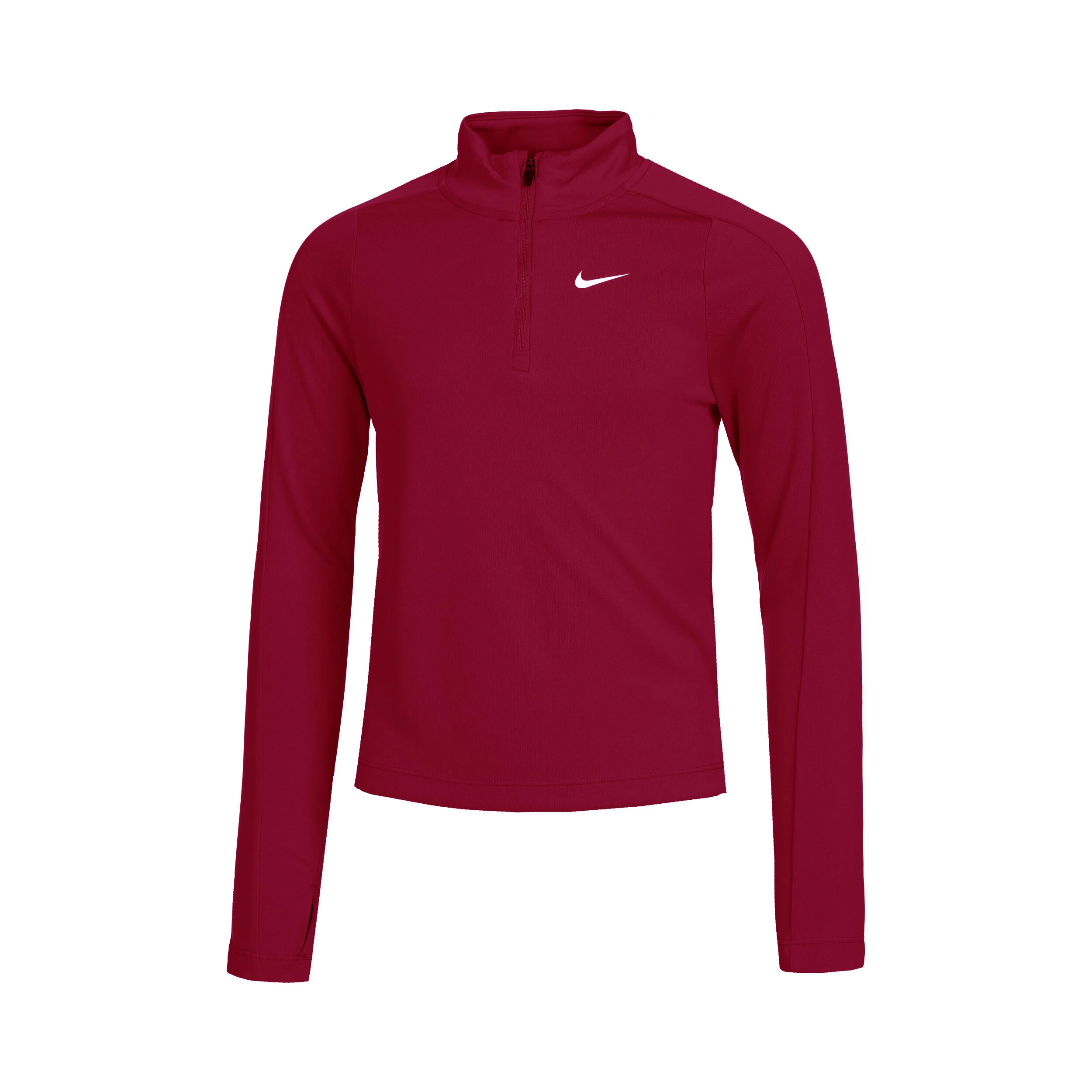Nike Dri-Fit Haut Manches Longues Filles - Rouge , Blanc