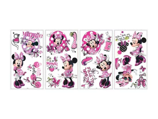 DISNEY MINNIE FASHIONISTA - Stickers repositionnables Minnie fashionista, Disney