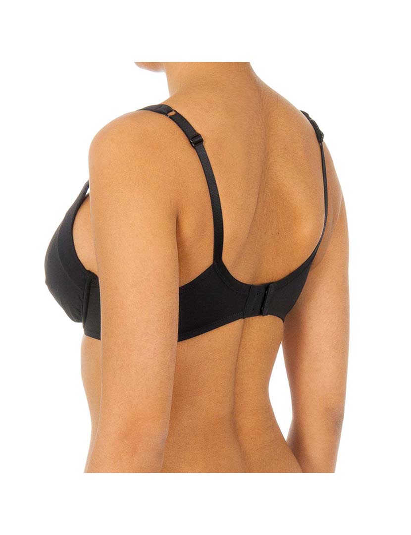 Invisible Black Generous Bra for Women