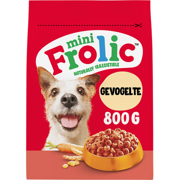 Frolic Hondenbrokken Mini - Gevogelte, Worteltjes & Granen - Hondenvoer - 800g