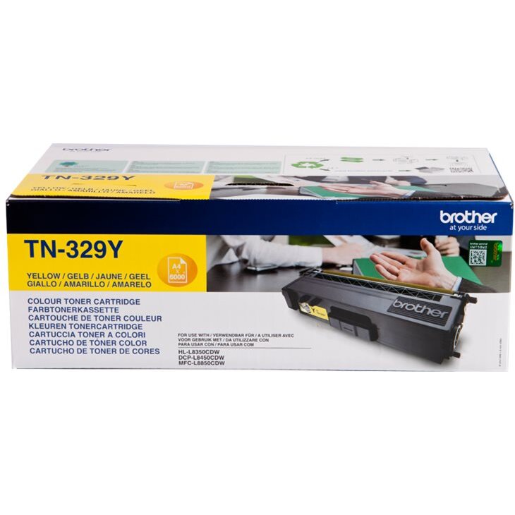 Brother TN-329Y - Cartouche de toner originale – Jaune