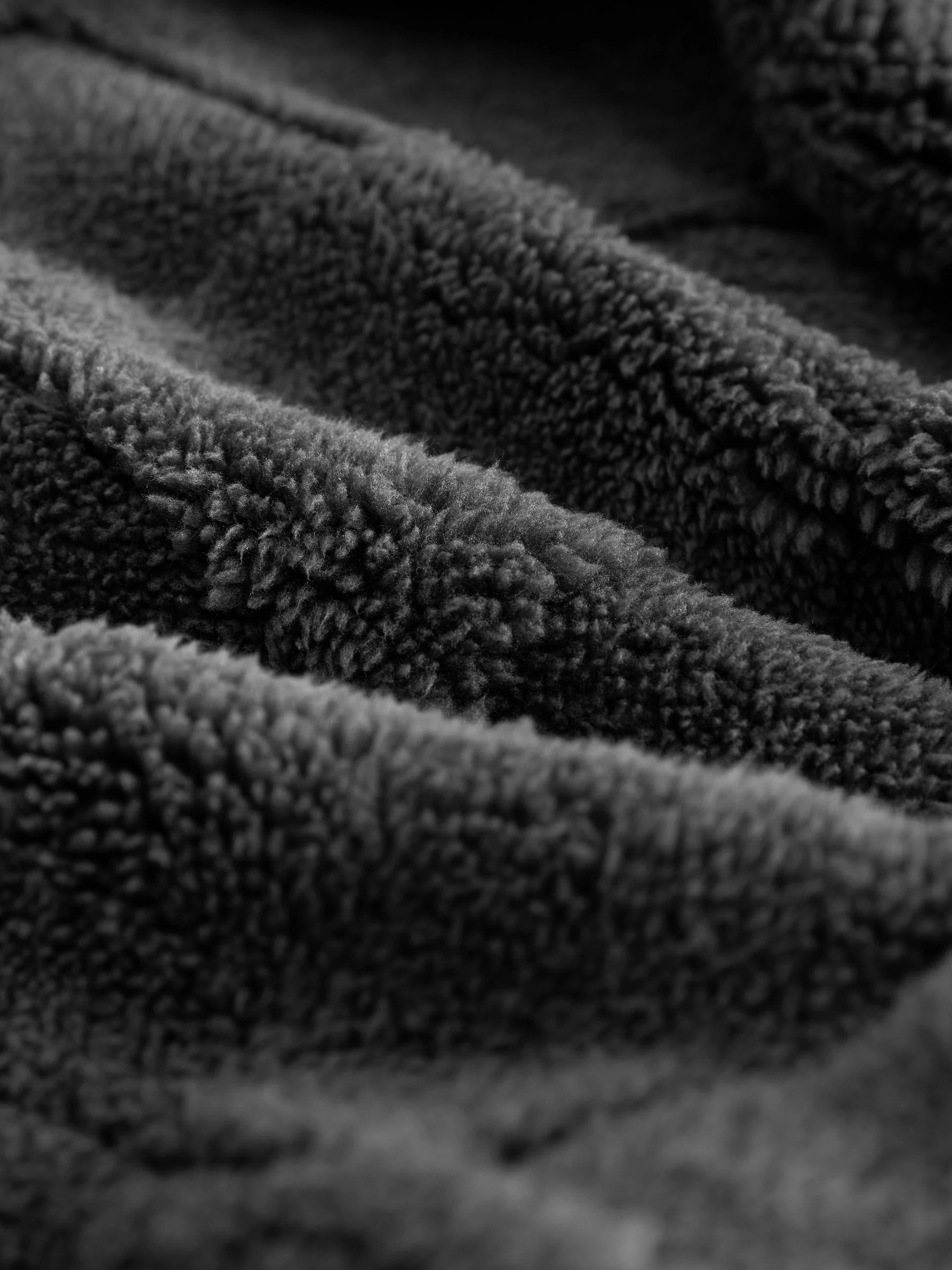 Leisteen grijs - Patterned Cut Borg Dressing Gown