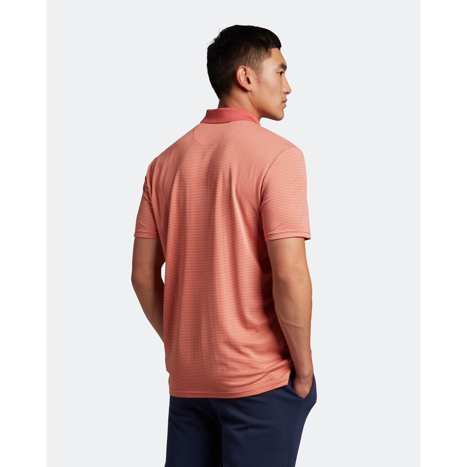 Lyle and Scott Golf Microstripe Polo Shirt