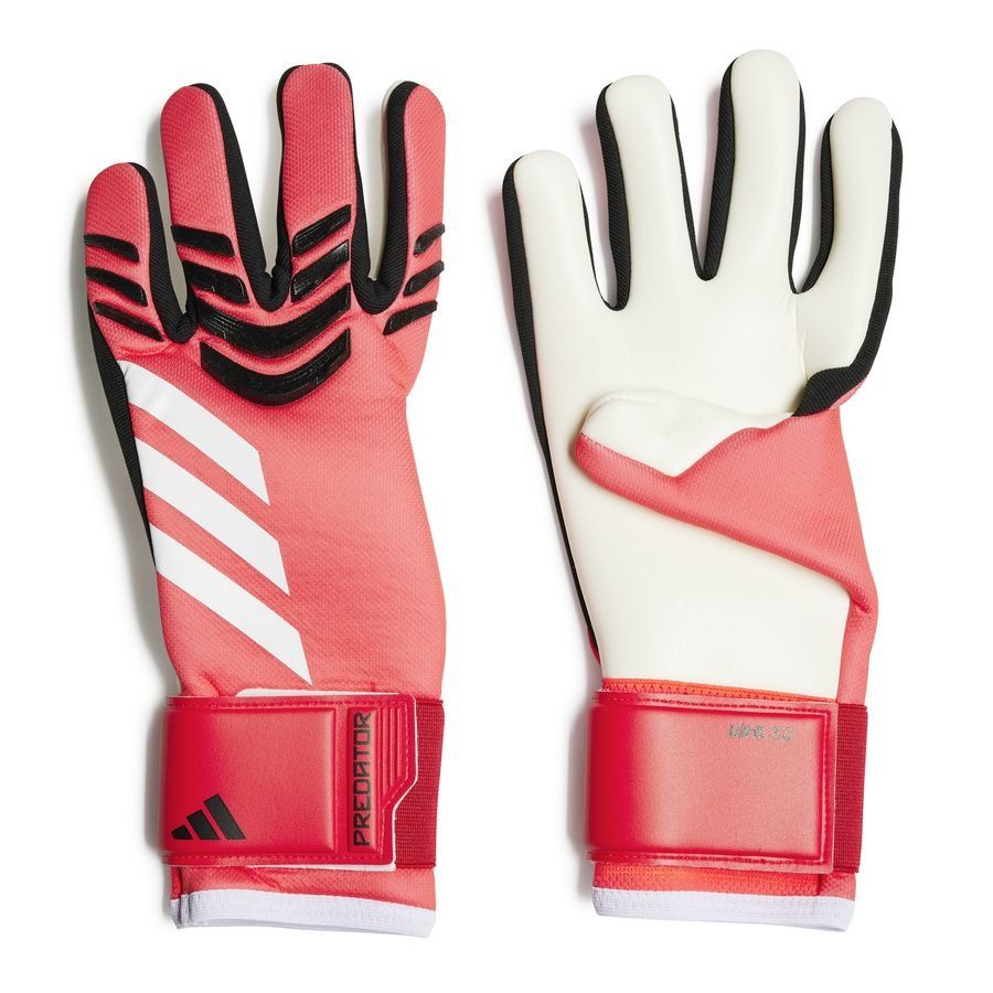 adidas Gants de Gardien Predator League Pure Victory - Lucid Red/Noir/Blanc