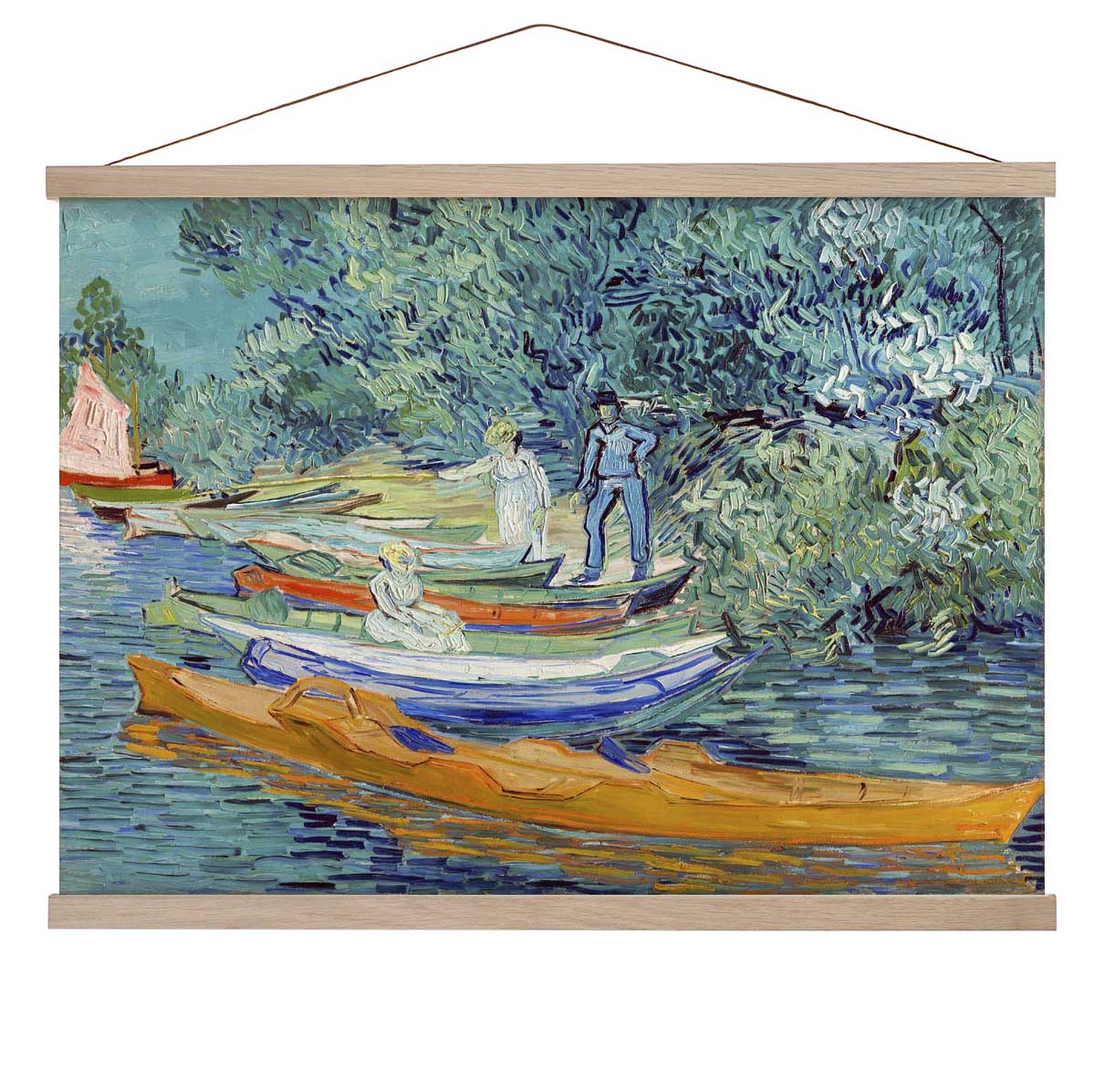 Ufer der Oise bei Auvers von Van Gogh