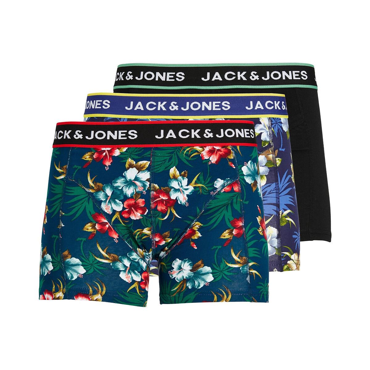 JACK & JONES<br>Conjunto de 3 cuecas boxer