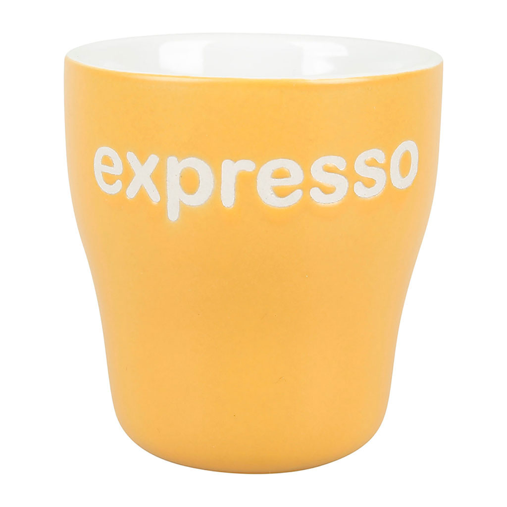 Gobelet grès EXPRESSO jaune 11cl