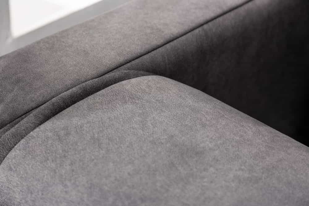 Modernes XXL Ecksofa CLAN 320cm anthrazit Samt Bigsofa inkl. Kissen