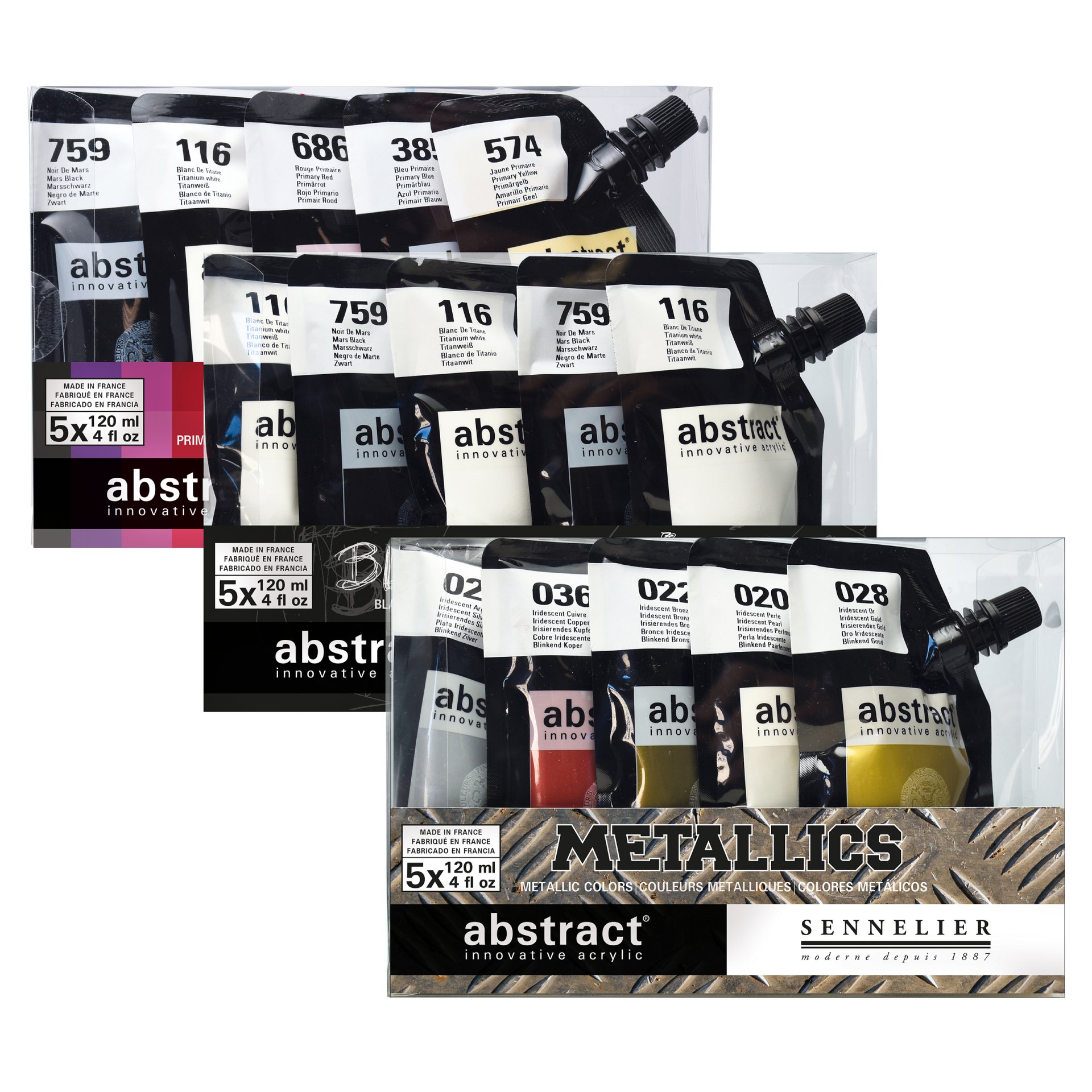 Sennelier Acrylfarbe Abstract, Set