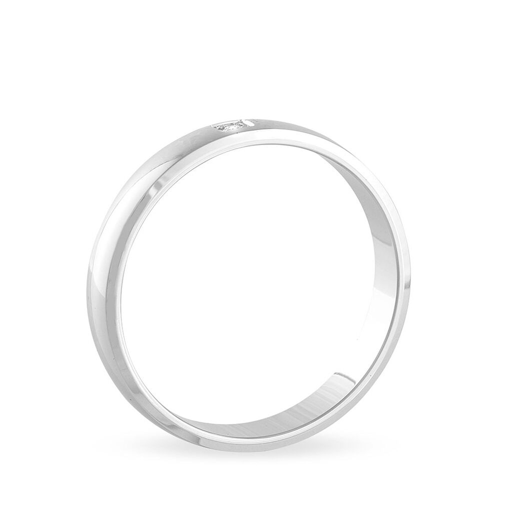 Alliance Celeste Or Blanc Diamant