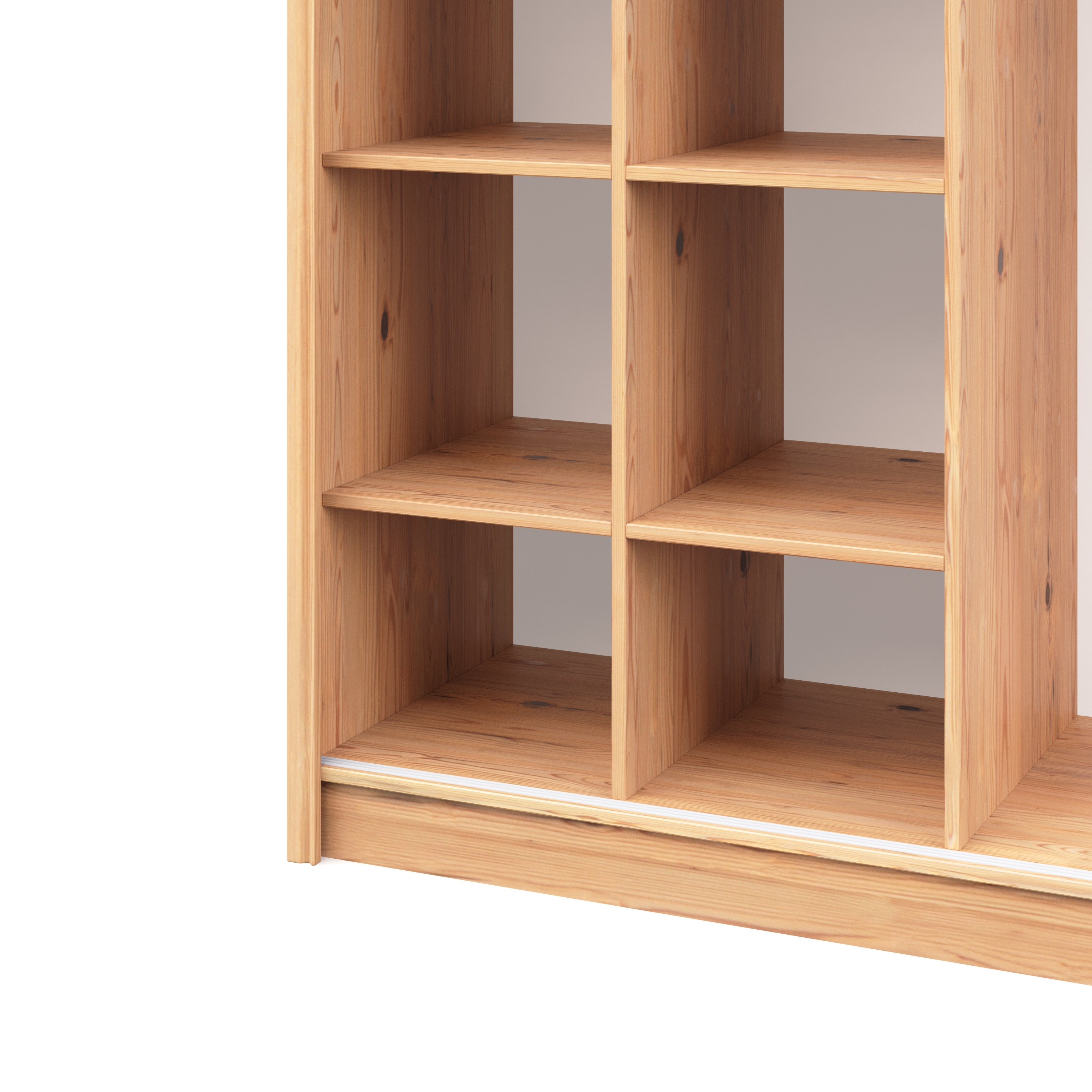 Kleiderschrank Schiebetüren Holz NOVE 200 cm